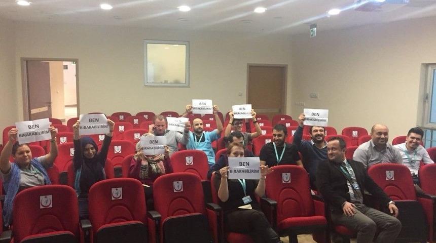 Sigarayı Bırakan Personele &rsquo;teşekk&uuml;r&rsquo; Belgesi