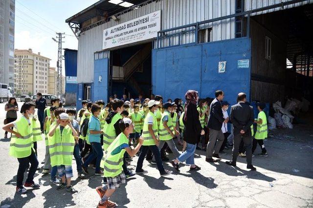 Altındağlı Çocuklar Geri Dönüşüm Tesisini Gezdi