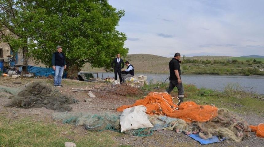 Denetimlerde 2 Bin 650 Metre Sahipsiz Misina Ağ Ele Geçerildi