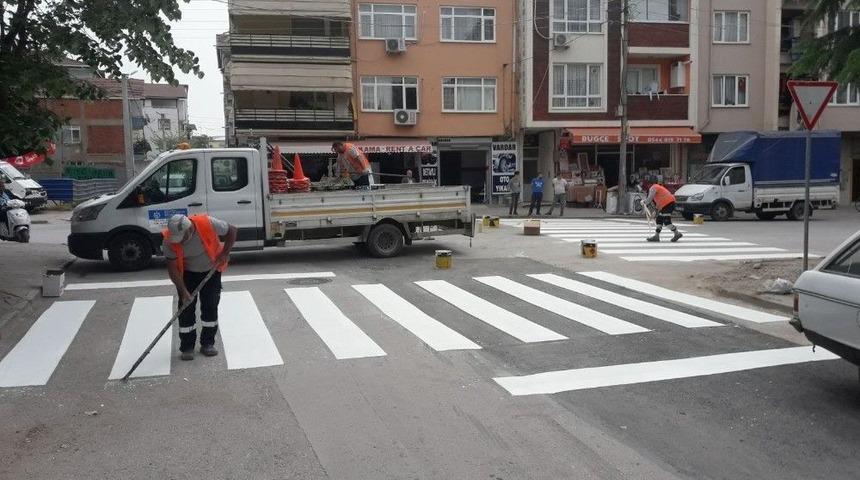 Kocaeli&rsquo;de Yol &Ccedil;izgileri Yenileniyor