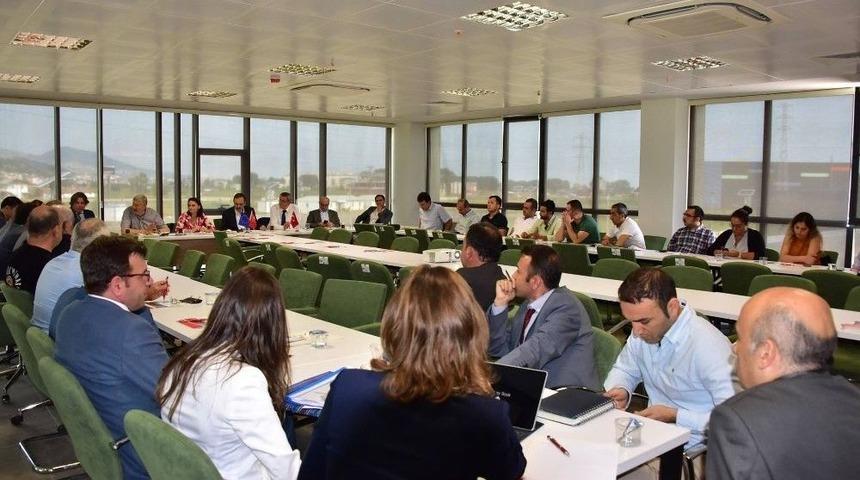 Ab Ve Bakanlık Yetkilileri Lojistik Merkezde