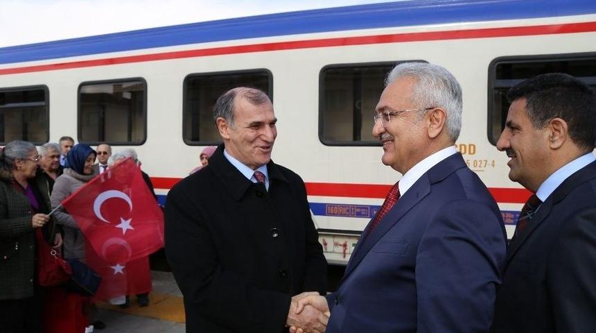 Doğu Ekspresi İle Erzincan&rsquo;a Geldiler