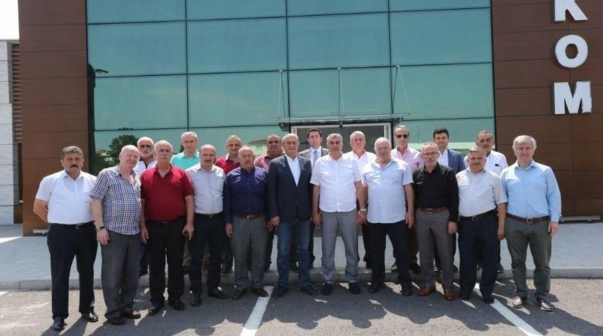 Özel Halk Otobüsü Esnafı Başkan Toçoğlu’yu Ziyaret Etti