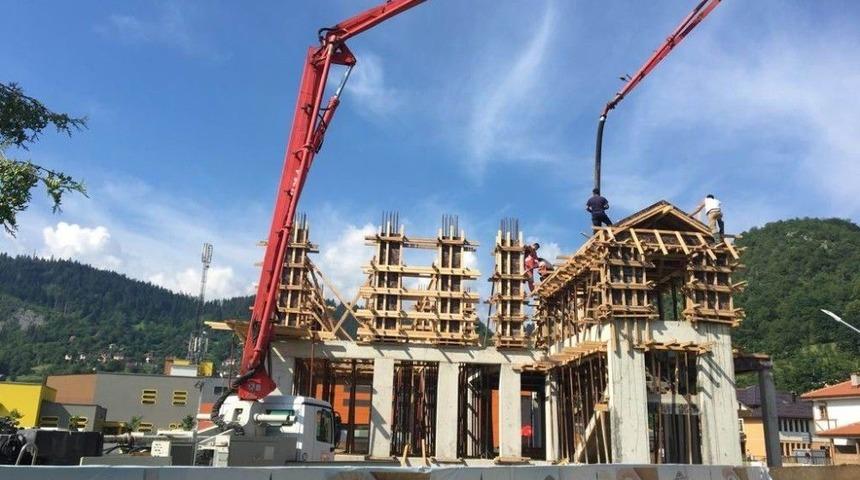 Bosna Hersek’in Olova Şehrinde Ahi Evran-ı Veli Kırşehir Cami’nin İnşaatı Devam Ediyor