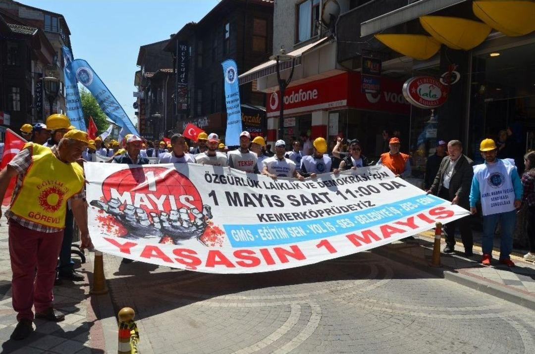 Bartın&rsquo;da 1 Mayıs Coşku İle Kutlandı