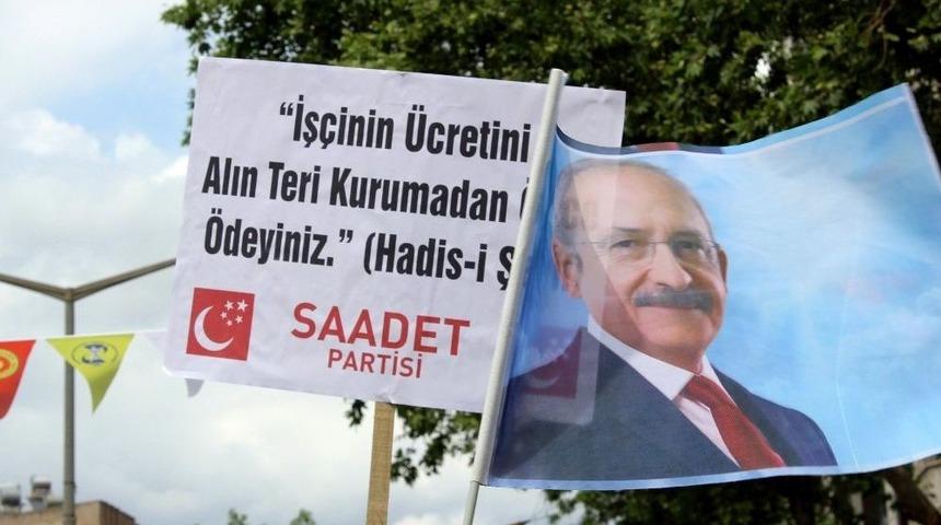 Saadet Partisi’nin Dövizi 1 Mayıs Kutlamalarına Damga Vurdu
