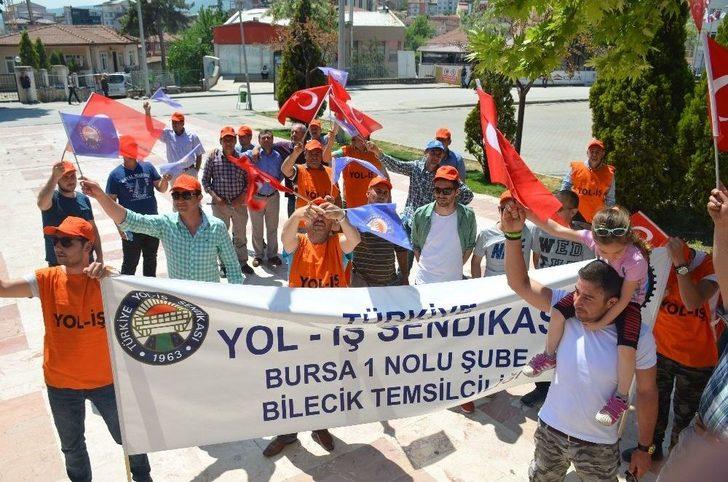 Bilecik’te 1 Mayıs Kutlamasına Katılım Az Oldu G1