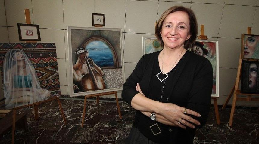 D&ouml;şemealtı Belediyesi&rsquo;nde Resim Sergisi