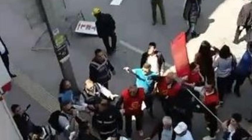 Samsun&rsquo;da 1 Mayıs Kutlamalarında Arbede