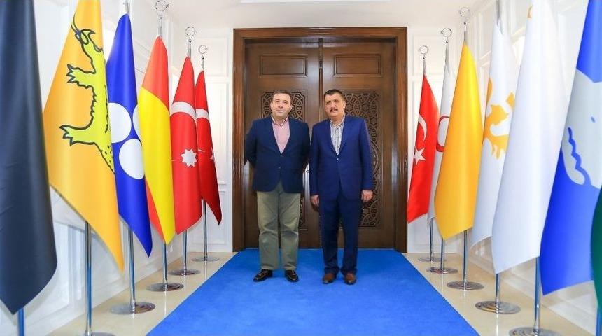 Güvenlik Uzmanı Mehmet Ağar, Başkan Gürkan İle Bir Araya Geldi