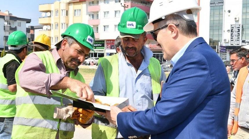 Başkan Kafaoğlu 1 Mayıs’ta İşçileri Unutmadı