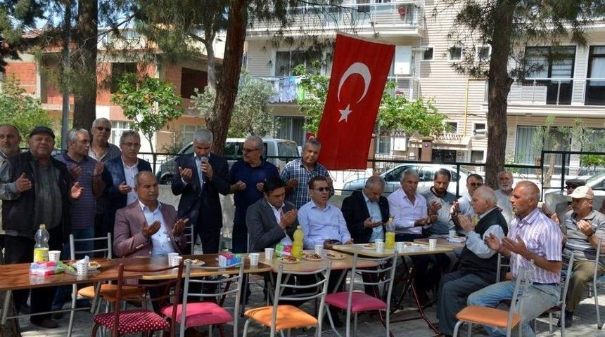 Aliağa Yeşiltepe Cami’nde Temel Atma Töreni