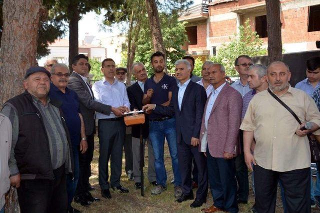 Aliağa Yeşiltepe Cami’nde Temel Atma Töreni