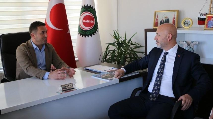 Ak Parti İl Başkanı Karaduman’dan Hizmet-iş’e Ziyaret