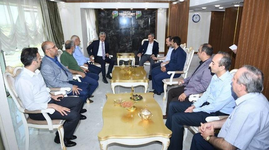 Başkan Polat&rsquo;tan Yeşilyurt Belediyesine Ziyaret