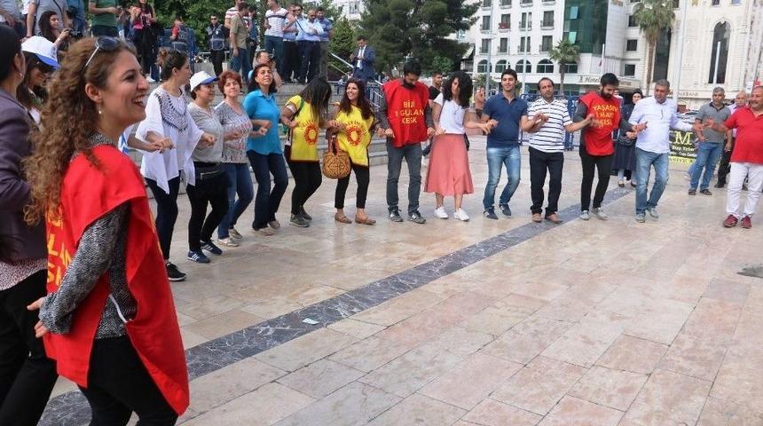 Şanlıurfa’da Zılgıtlı, Halaylı 1 Mayıs Kutlaması