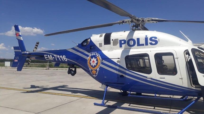 Kayseri&rsquo;de Helikopter Destekli Uyuşturucu Denetimi