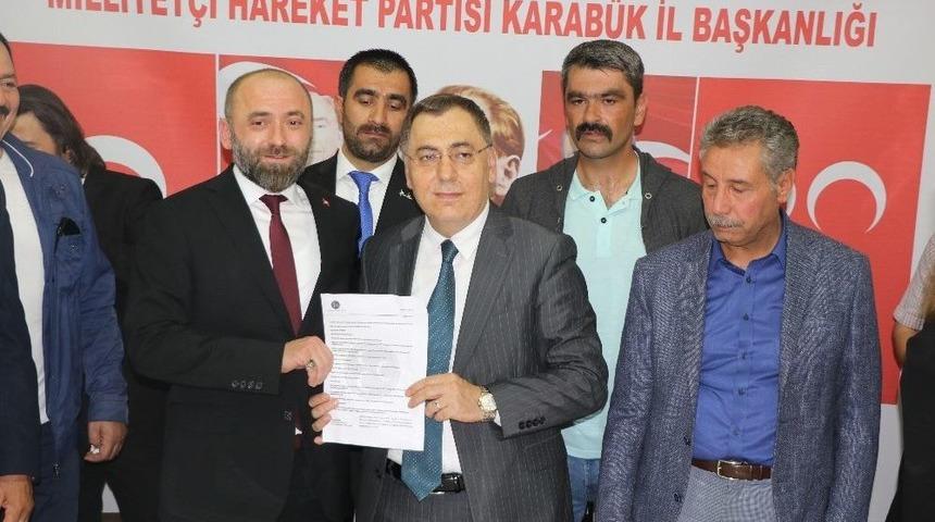 Ahmet D&ouml;nmez Aday Adaylığı Başvurusunu Ger&ccedil;ekleştirdi