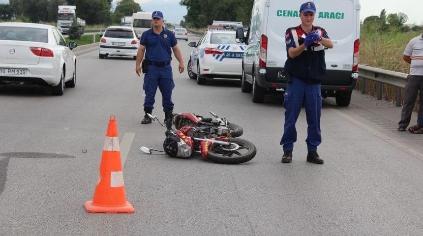 Manisa&rsquo;da Motosiklet Kazası: 1 &Ouml;l&uuml;