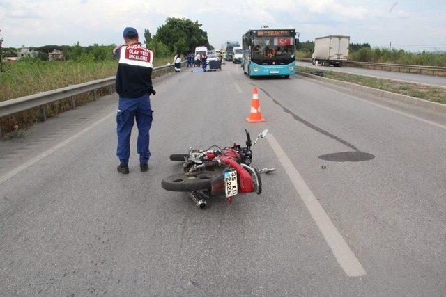 Manisa’da Motosiklet Kazası: 1 Ölü