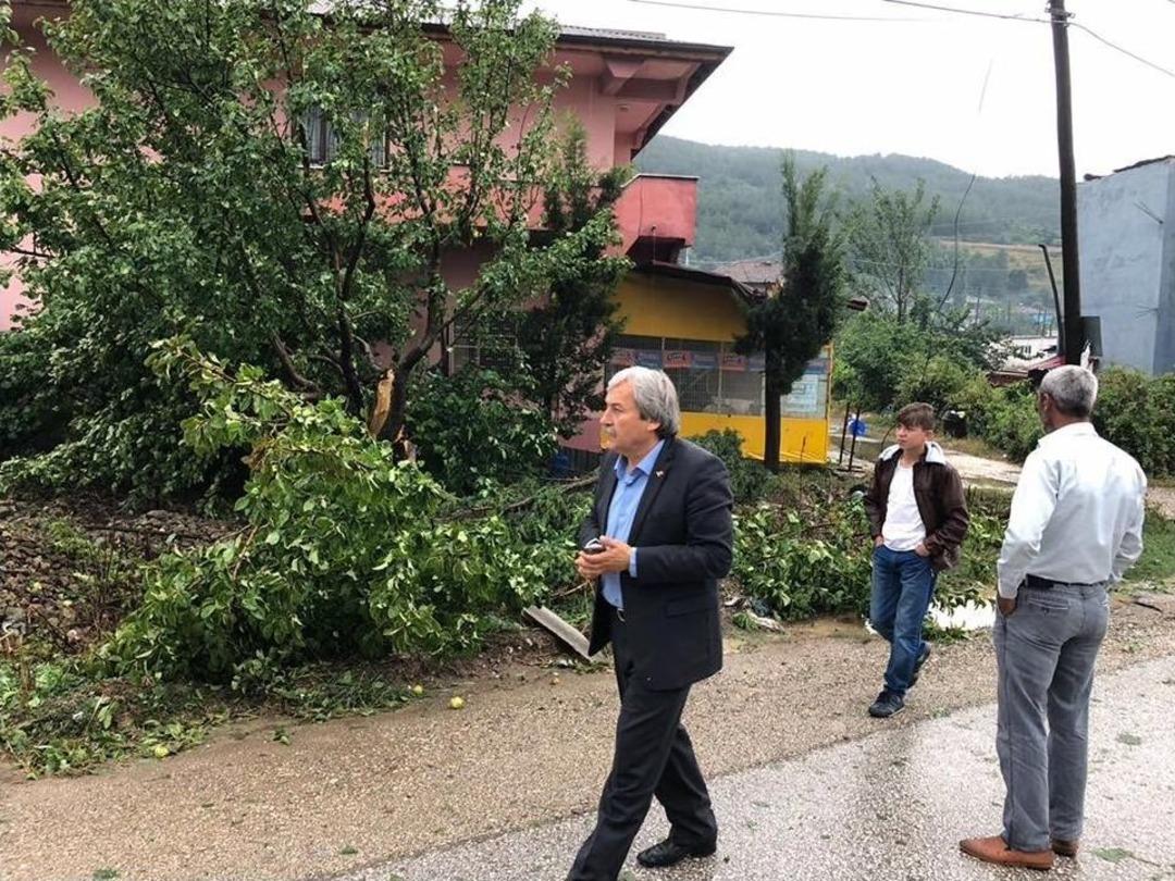 Osmaneli&rsquo;de Dolu B&uuml;y&uuml;k Zarara Yol A&ccedil;tı