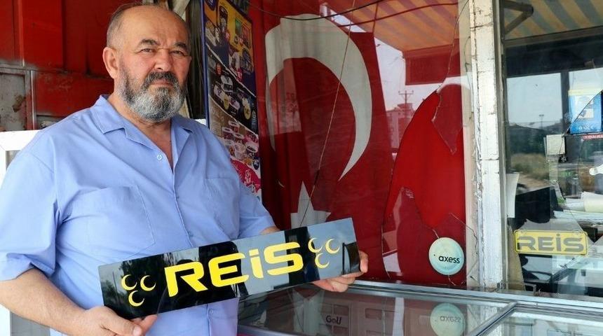 T&uuml;rk Bayrağı Asılı Marketi Taşlama Ve Yakma Teşebb&uuml;s&uuml;ne 4 G&ouml;zaltı