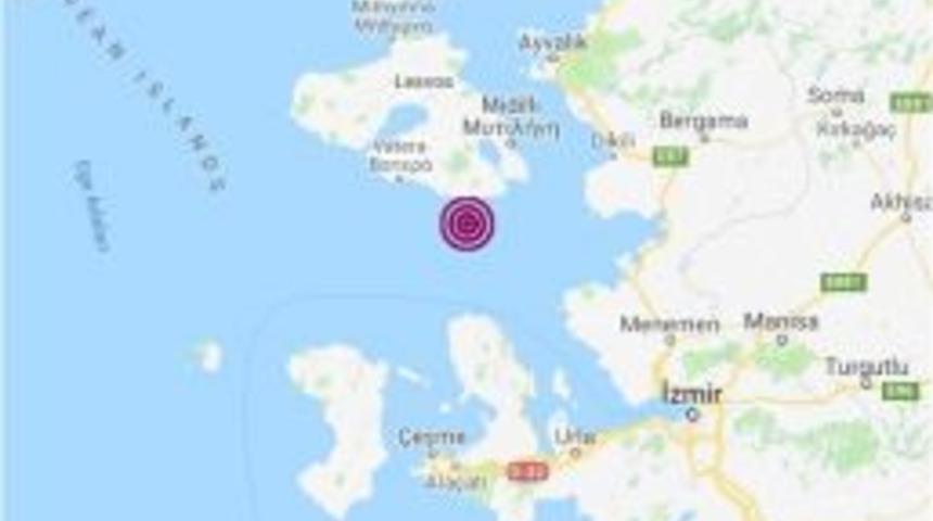 Ege Denizi&rsquo;nde 4,2 B&uuml;y&uuml;kl&uuml;ğ&uuml;nde Deprem