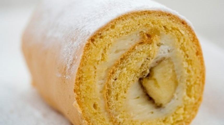 En G&uuml;zel Pasta Tariflerinden Muzlu Rulo Pasta Tarifi