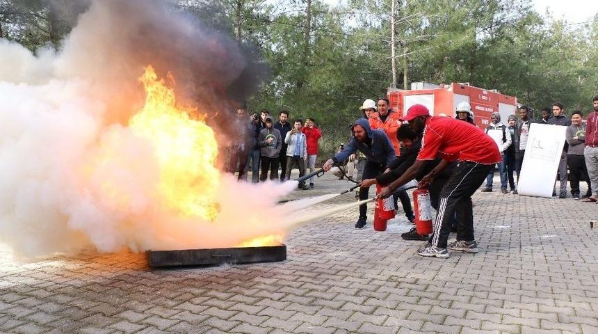 &Ouml;ğrencilere Yangın Eğitimi