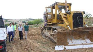 Kula’da Doğalgaz Hattı İçin İlk Kazma Vuruldu