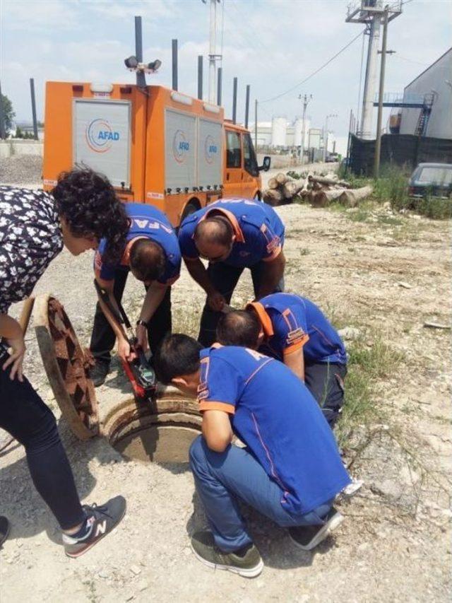 Mahalleye Yayılan Koku Afad’ı Harekete Geçirdi