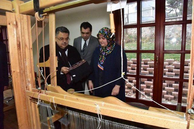 Başkan Yağcı’dan Osmanlı Kültür Ve El Sanatları Merkezine Ziyaret
