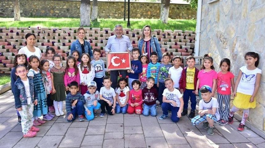 Anaokulu &Ouml;ğrencilerinden Başkan Kadir Bozkurt&rsquo;a Ziyaret