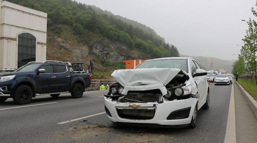 Samsun&rsquo;da Trafik Kazası: 1 Yaralı