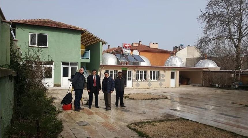 Başkan Yal&ccedil;ın, Camii &Ccedil;alışmalarını Yerinde İnceledi