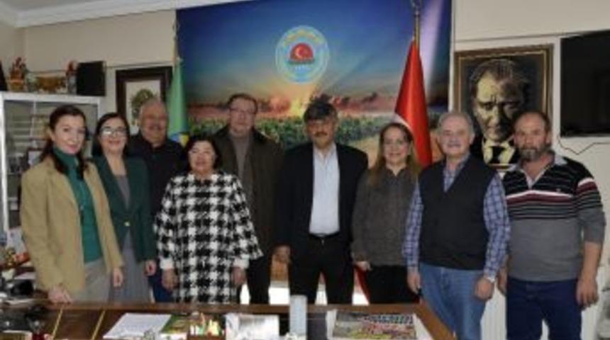 Tepebaşı Meclis &Uuml;yelerinden Ziraat Odasına Ziyaret