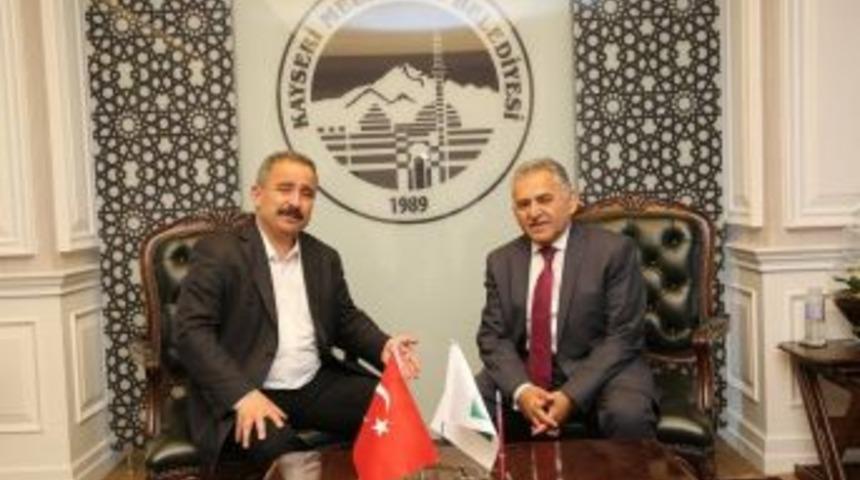 Anadolu Yayın Platformu Başkanı Burhan&rsquo;dan B&uuml;y&uuml;kkılı&ccedil;&rsquo;a Ziyaret