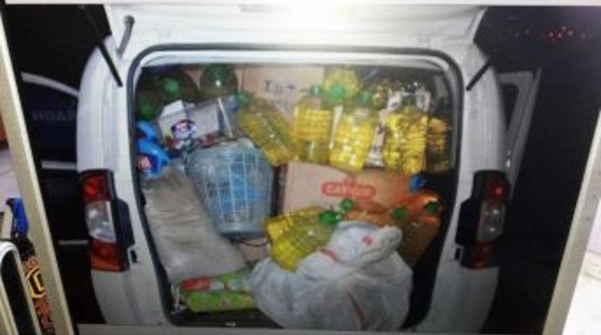 K&ouml;şk&rsquo;te Bakkala Giren 4 Hırsız Su&ccedil;&uuml;st&uuml; Yakalandı