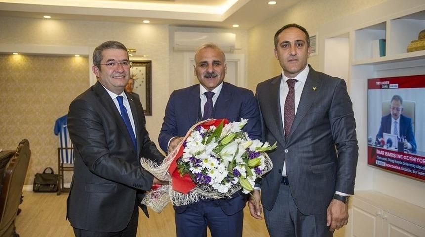 Başkan Takva&rsquo;dan Vali Zorluoğlu&rsquo;na Ziyaret