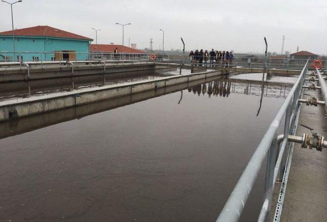 Kırkağa&ccedil;lı &Ouml;ğrenciler Atıksu Arıtma Tesisini Gezdi 1