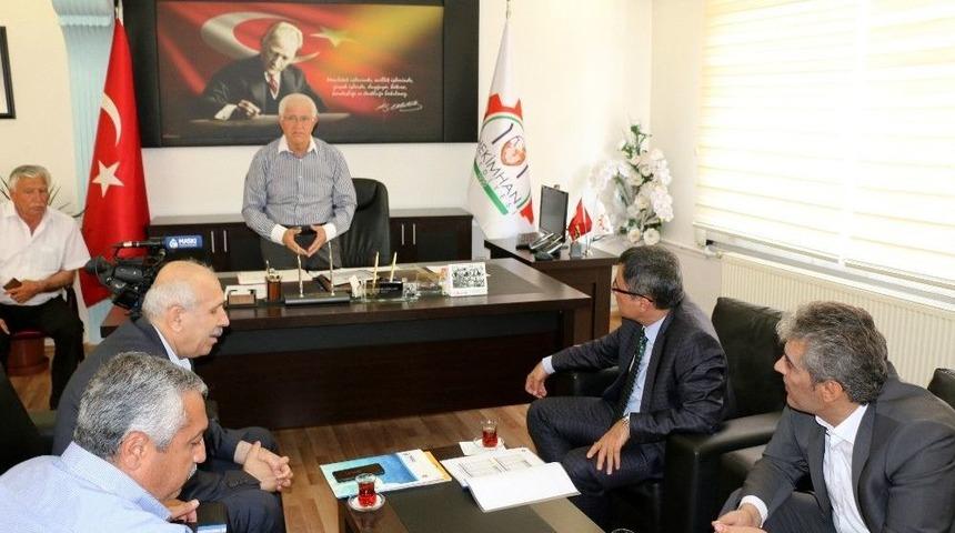 Mumcu&rsquo;dan Hekimhan Belediyesine Ziyaret