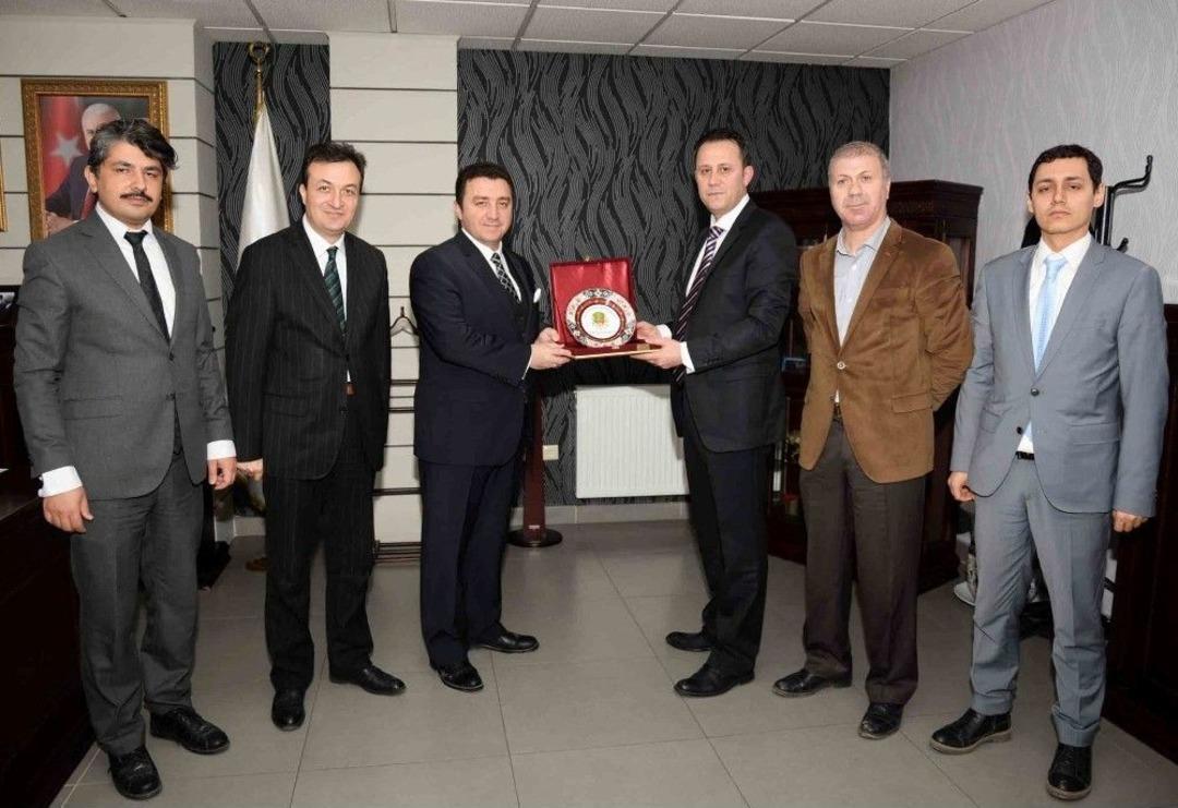 Başkan Bakıcı Kurum G&ouml;r&uuml;şmelerine Devam Ediyor