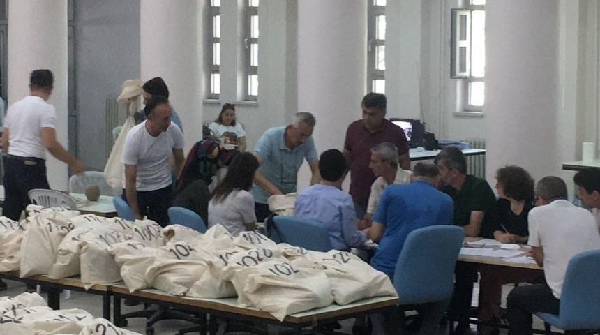 Bartın&rsquo;da Oy Sayımı