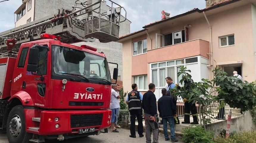 Aspirat&ouml;rden &Ccedil;ıkan Yangın Korkuttu