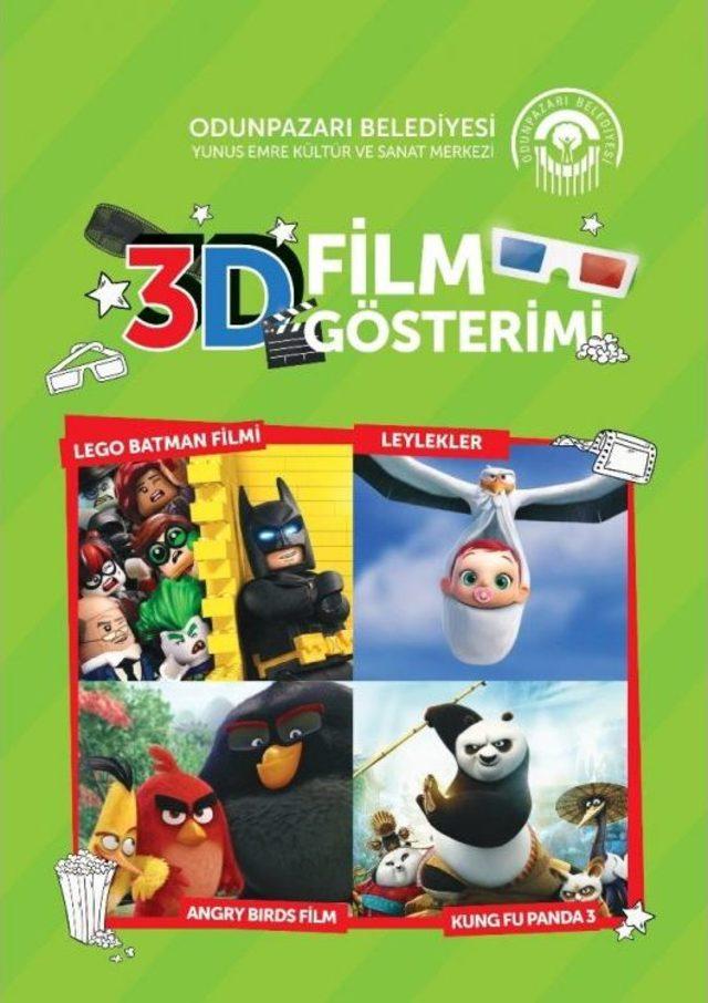 Odunpazarı’nda 3d Film Gösterimi Başlıyor