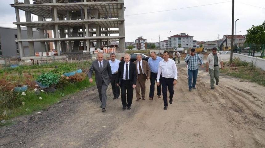 Vali Ceylan Çorlu’da Yapımı Devam Eden Okul İnşaatlarını İnceledi