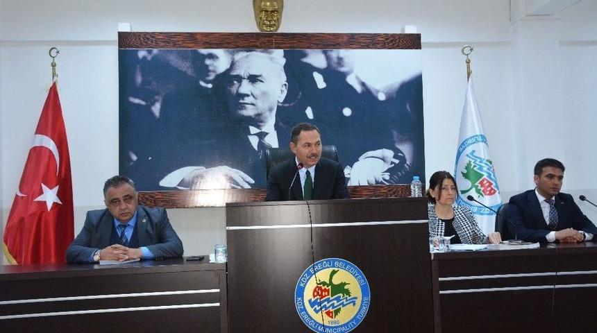 Başkan Uysal Devam Eden &Ccedil;alışmaları Anlattı