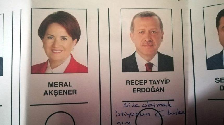 Oy Pusulasında Cumhurbaşkanına Mesaj Yazan Kadın Konuştu