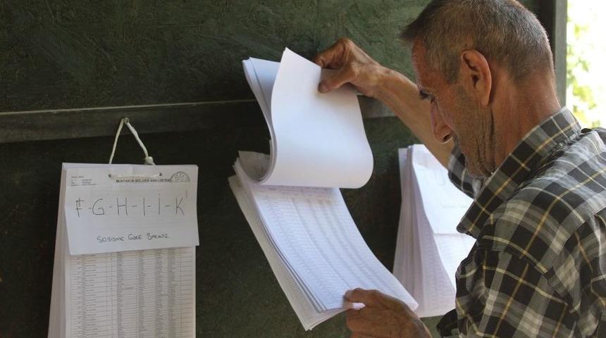 Se&ccedil;men Listeleri Askıda