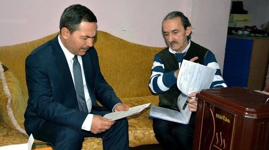 Sitem Ettiği Başkan Ziyaretine Gelince Mutlu Oldu